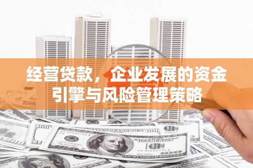 贵德经营贷款，企业发展的资金引擎与风险管理策略