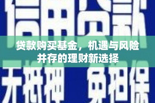 贵德贷款购买基金，机遇与风险并存的理财新选择