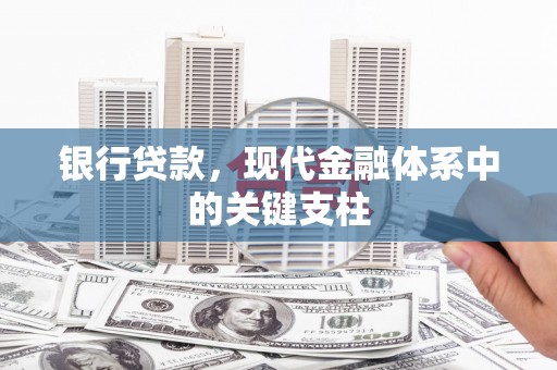 贵德银行贷款，现代金融体系中的关键支柱