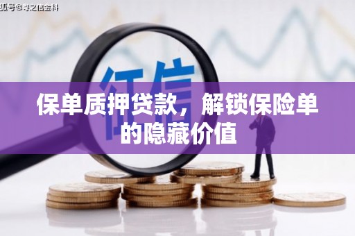 贵德保单质押贷款，解锁保险单的隐藏价值