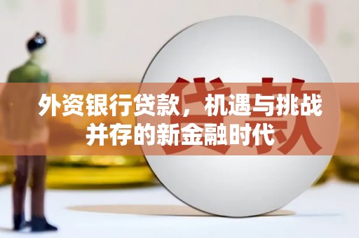 贵德外资银行贷款，机遇与挑战并存的新金融时代