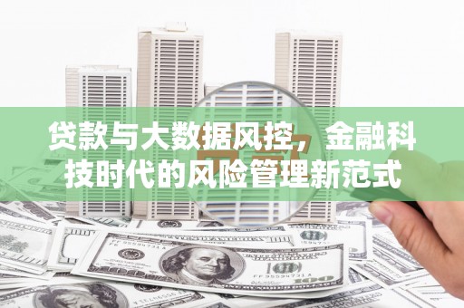 贵德贷款与大数据风控，金融科技时代的风险管理新范式