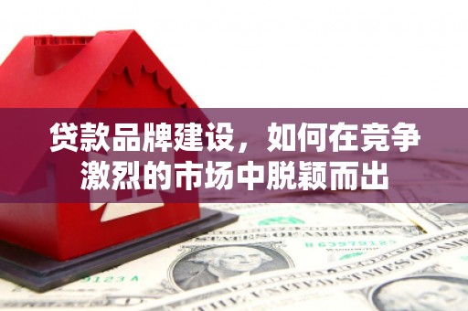 贵德贷款品牌建设，如何在竞争激烈的市场中脱颖而出