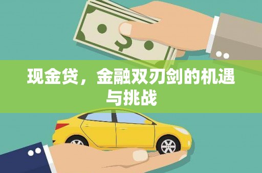 贵德现金贷，金融双刃剑的机遇与挑战
