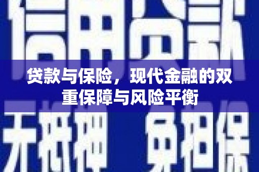 贵德贷款与保险，现代金融的双重保障与风险平衡