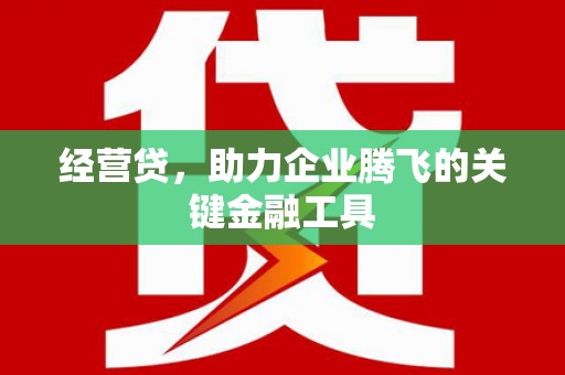 贵德经营贷，助力企业腾飞的关键金融工具