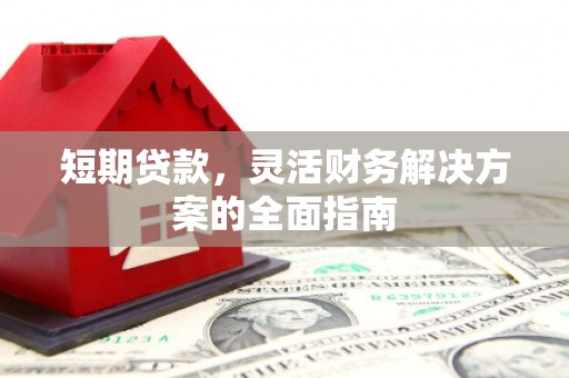 贵德短期贷款，灵活财务解决方案的全面指南