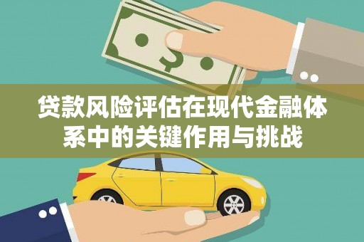 贵德贷款风险评估在现代金融体系中的关键作用与挑战