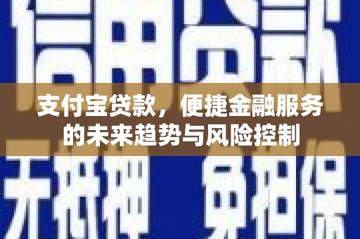 贵德支付宝贷款，便捷金融服务的未来趋势与风险控制