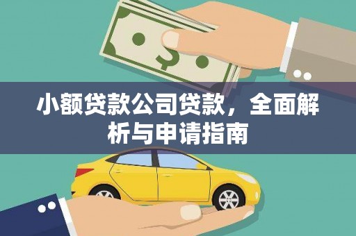 贵德小额贷款公司贷款，全面解析与申请指南