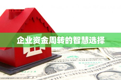 贵德企业资金周转的智慧选择