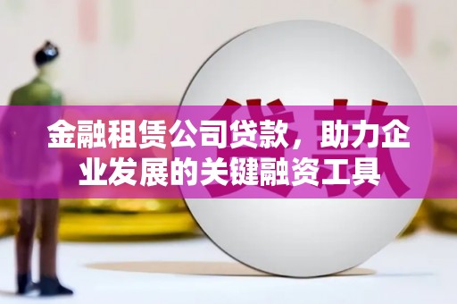 贵德金融租赁公司贷款，助力企业发展的关键融资工具