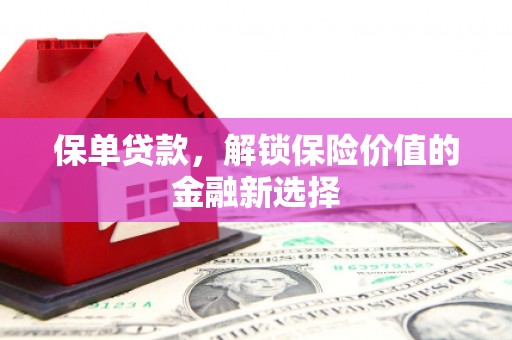 贵德保单贷款，解锁保险价值的金融新选择