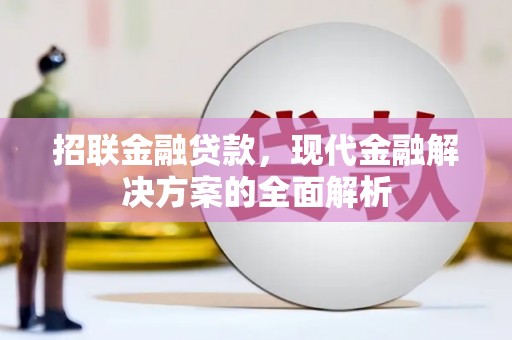 贵德招联金融贷款，现代金融解决方案的全面解析