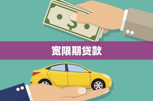 贵德宽限期贷款