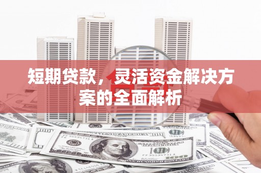 贵德短期贷款，灵活资金解决方案的全面解析