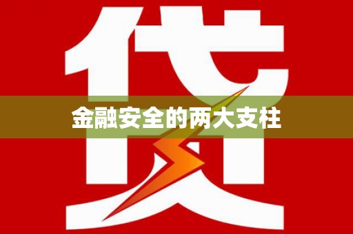 贵德金融安全的两大支柱