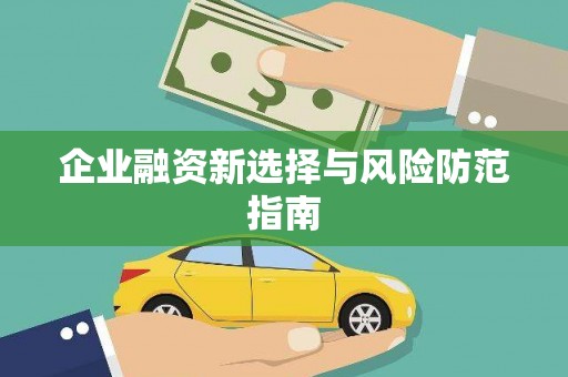 贵德企业融资新选择与风险防范指南